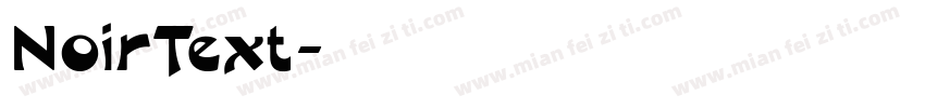 NoirText字体转换