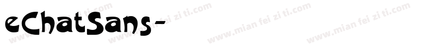 eChatSans字体转换