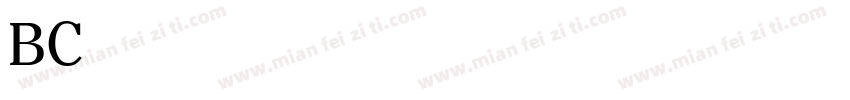 BCheltenham字体转换