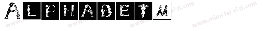 Alphabet字体转换