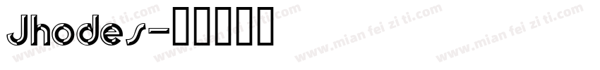 Jhodes字体转换
