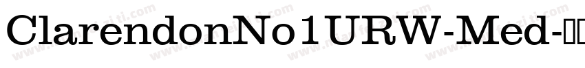 ClarendonNo1URW-Med字体转换