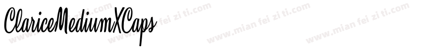 ClariceMediumXCaps字体转换
