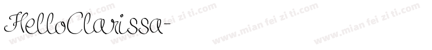 HelloClarissa字体转换