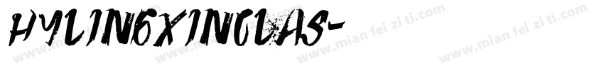 HYLingXinClas字体转换