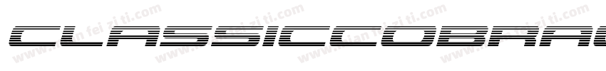 ClassicCobraGradientItalic-l1Aq字体转换
