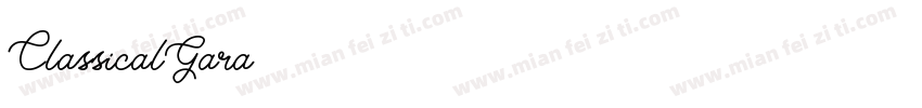 ClassicalGara字体转换