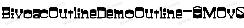 BivoacOutlineDemoOutline-8MOv0字体转换