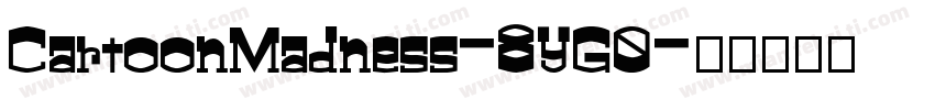 CartoonMadness-8YG0字体转换