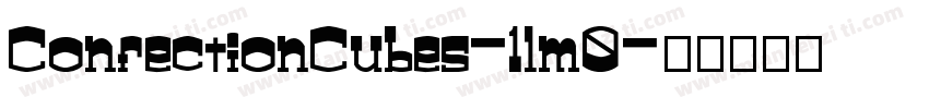 ConfectionCubes-1lm0字体转换