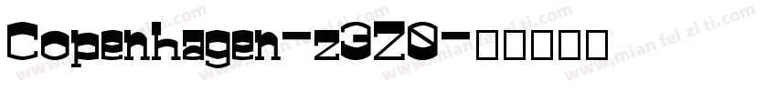Copenhagen-z3Z0字体转换