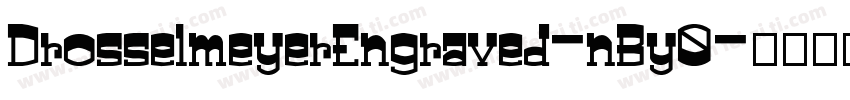 DrosselmeyerEngraved-nBy0字体转换