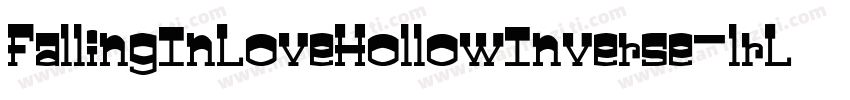 FallingInLoveHollowInverse-lrL0字体转换