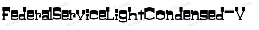 FederalServiceLightCondensed-V9M0字体转换