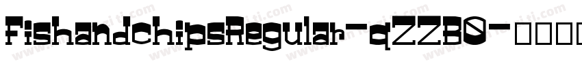 FishandchipsRegular-qZZB0字体转换