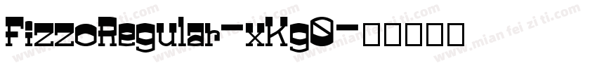 FizzoRegular-xKg0字体转换