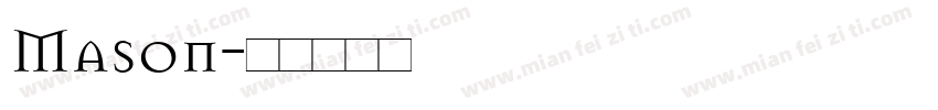 Mason字体转换