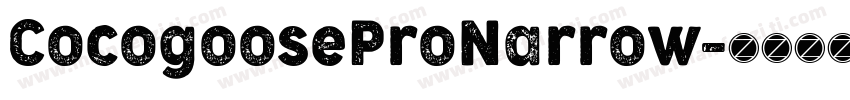CocogooseProNarrow字体转换