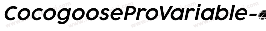 CocogooseProVariable字体转换