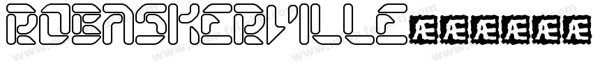 RoBaskerville字体转换