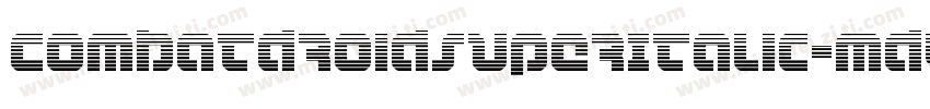 CombatDroidSuperItalic-md4v字体转换