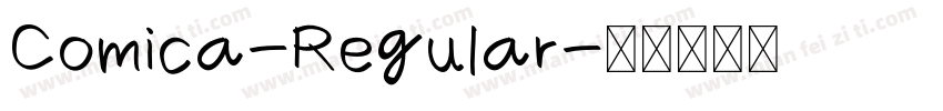 Comica-Regular字体转换