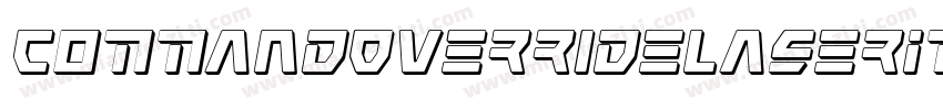 CommandOverrideLaserItalic-Mg4n字体转换