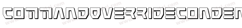 CommandOverrideCondenseItal-v9DD字体转换