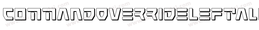 CommandOverrideLeftalic-KLgl字体转换