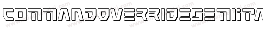 CommandOverrideSemiItalic-w0nw字体转换