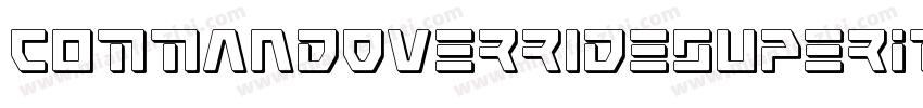 CommandOverrideSuperItalic-7JnB字体转换