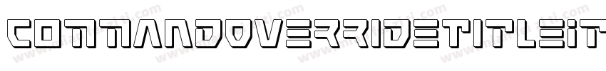 CommandOverrideTitleItalic-dRmx字体转换