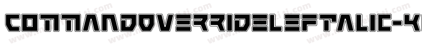 CommandOverrideLeftalic-KLgl字体转换