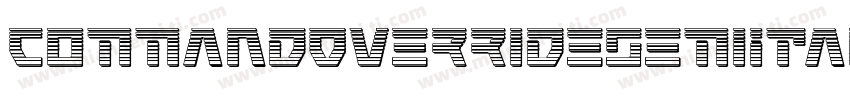 CommandOverrideSemiItalic-w0nw字体转换