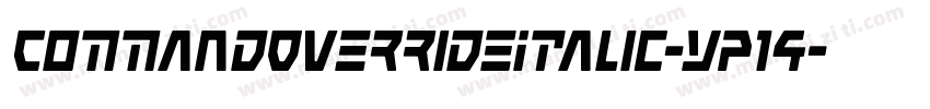 CommandOverrideItalic-Yp14字体转换