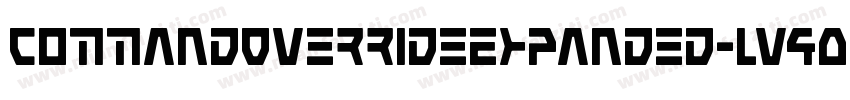 CommandOverrideExpanded-lv40字体转换