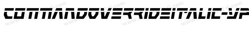 CommandOverrideItalic-Yp14字体转换