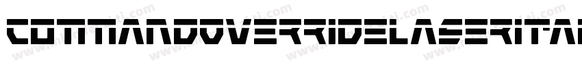 CommandOverrideLaserItalic-Mg4n字体转换