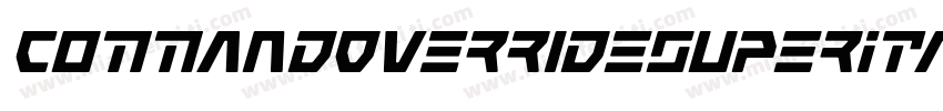 CommandOverrideSuperItalic-7JnB字体转换