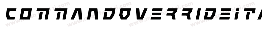 CommandOverrideItalic-Yp14字体转换