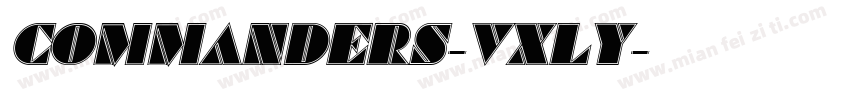 Commanders-VxLy字体转换