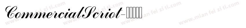 CommercialScriot字体转换