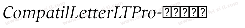 CompatilLetterLTPro字体转换