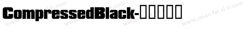 CompressedBlack字体转换