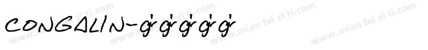 CONGALIN字体转换
