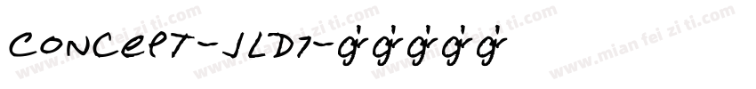 Concept-JLd7字体转换