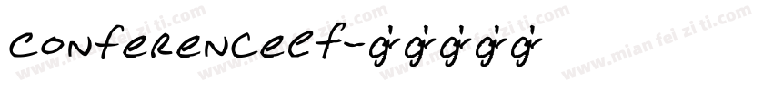 ConferenceEF字体转换