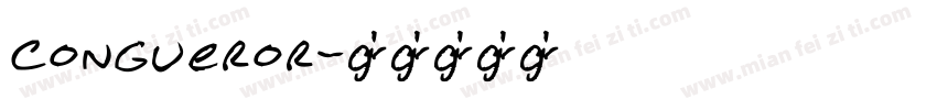 Congueror字体转换
