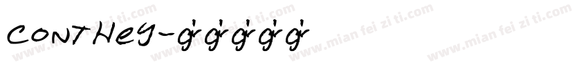 Conthey字体转换