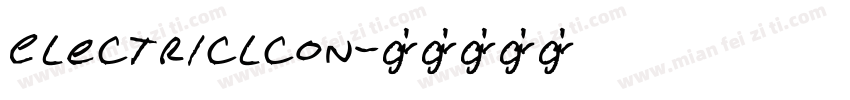Electriclcon字体转换